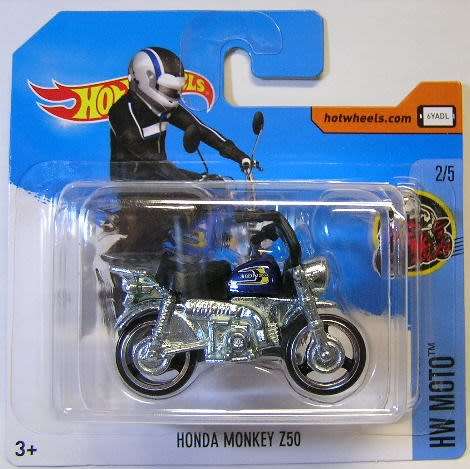 Hotwheels Hot Wheels Diecast Model 2017 115 / 365 Honda Monkey Z50 Z 50 Motorcycle Bike Moto new