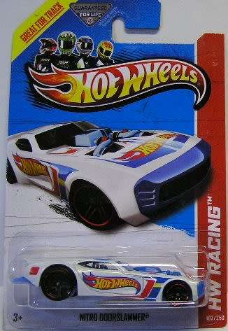 Hotwheels Hot Wheels Diecast Model Car 2013 103 / 250 Nitro Doorslammer No 9 Race Team 1/64 scale