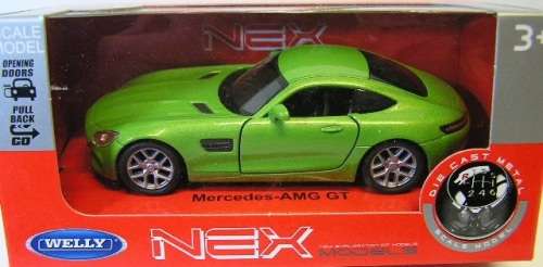 Welly Diecast Model Car Mercedes Benz AMG GT 1/38 scale new in pack