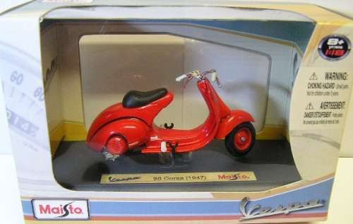 Maisto Vespa Diecast Scooter Collection Corsa 98 1947 1/18 scale new in pack