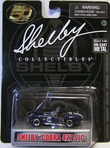 Shelby Collectibles Diecast Model Car 50th Anniv Cobra 427 SC No 98 1/64 scale new in pack