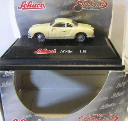 Schuco Diecast Model Car VW Volkswagen Karmann Ghia 1/87 HO railway scale new