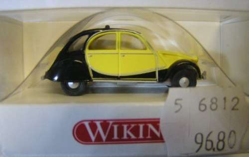 Wiking Model Car 0809 Citroen 2 CV 2CV Charleston 1/87 HO railway scale new in pack