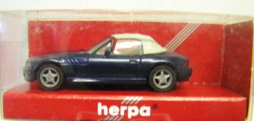 Herpa Model BMW Z 3 Z3 Softtop 1/87 HO railway scale new in pack