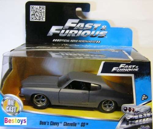 JADA Diecast Model Car Chevy Chevrolet Chevelle SS Dom Fast & Furious Movie Film TV 1/32 scale new