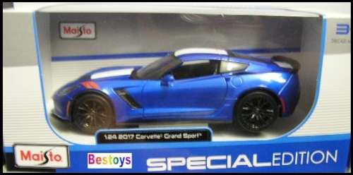 Maisto 31516 Chevy Chevrolet Corvette Grand Sport 2017 1/24 scale