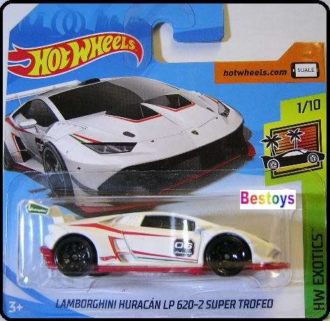 Hotwheels Hot Wheels Diecast Model Car 2018 150 / 365 Lamborghini Huracan LP 620-2 Super Trofeo Exot