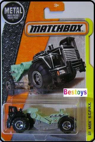 Matchbox Diecast Model 2017 43 / 125 MBX SCPRX Scraper Construction new in pack