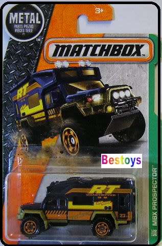Matchbox Diecast Model Car 2017 122 / 125 MBX Prospector Truck Explorers new in pack