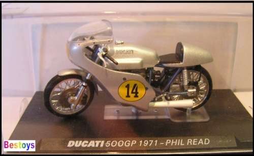 Diecast GP Motorbike Bike Collection Ducati 500 GP 1971 No 14 Phil Read 1/24 scale new in pack