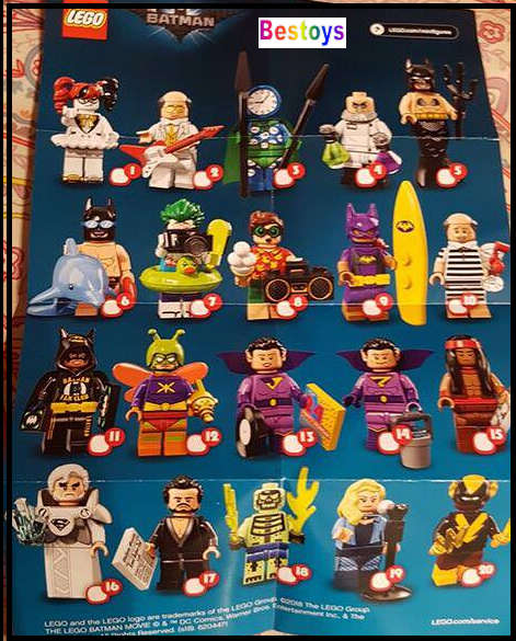 Lego Minifigure Mini Figure Batman Series 2 71020 No 20 / 20 Black Vulcan new in pack