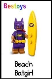 Lego Minifigure Mini Figure Batman Series 2 71020 No 9 / 20 Beach Batgirl new in pack
