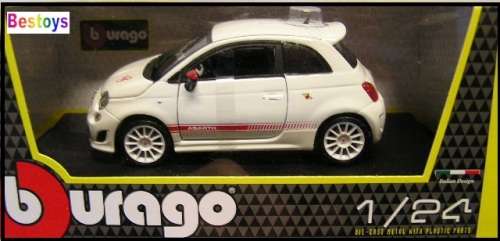 Burago Diecast Model Car 22121 Fiat 500 Esseesse 1/24 scale new in pack
