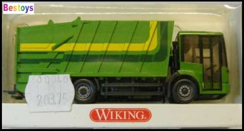 Wiking Model Car 0638 Mercedes Benz Econic Rubbish Refuse Truck 1/87 HO railway scale new