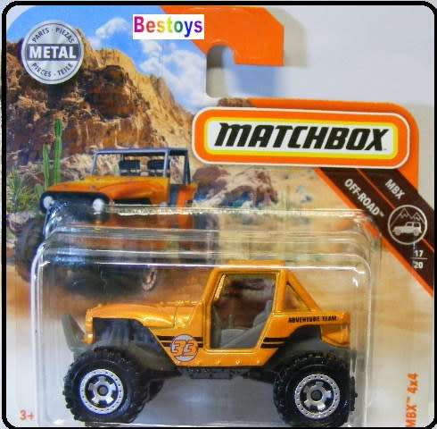 Matchbox Diecast Model Car 2018 115 / 125 MBX 4x4 Offroad 1/64 scale new in pack