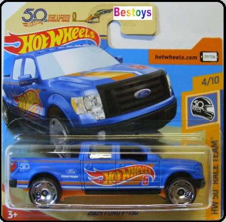 Hotwheels Hot Wheels Diecast Model Car 2018 287 / 365 Ford F 150 F150 Pickup 2009 No 5 Race Team "50
