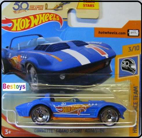 Hotwheels Hot Wheels Diecast Model Car 2018 259 / 365 Chevrolet Corvette Grand Sport Roadster Race T
