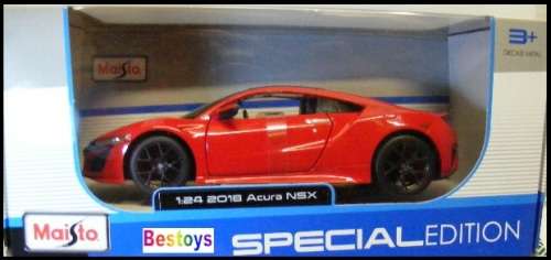 Maisto Diecast Model Car 31234 Honda Acura NSX 2018 1/24 scale new in pack