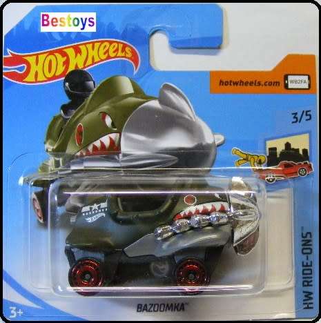 Hotwheels Hot Wheels Diecast Model Car Treasure Hunt 2019 15 / 250 Bazoomka Ride On new in pack
