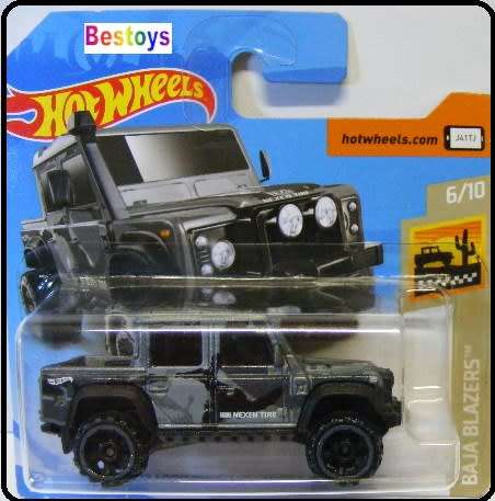 Hotwheels Hot Wheels Diecast Model Car 2019 14 / 250 Land Rover Defender Double Cab 2015 Baja Blazer