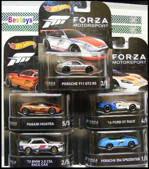 Hotwheels Hot Wheels Diecast Model Car Forza Gaming Retro Series BMW Porsche 356 911 Pagani Ford GT