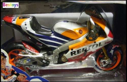 Maisto Diecast Model Motorcycle Bike Moto GP Honda RCV 213 2017 No 93 Marquez "Repsol" 1/18 scale