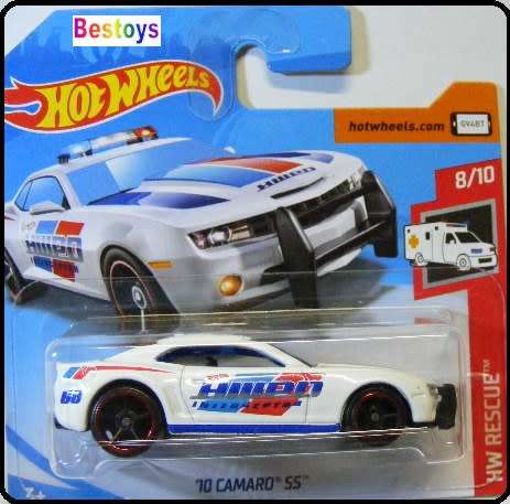Hotwheels Hot Wheels Diecast Model Car 2019 99 / 250 Chevy Chevrolet Camaro SS 2010 "HWPD" Rescue