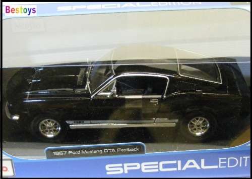 Maisto Diecast Model Car 31166 Ford Mustang GTA Fastback 1967 1/18 scale new in pack