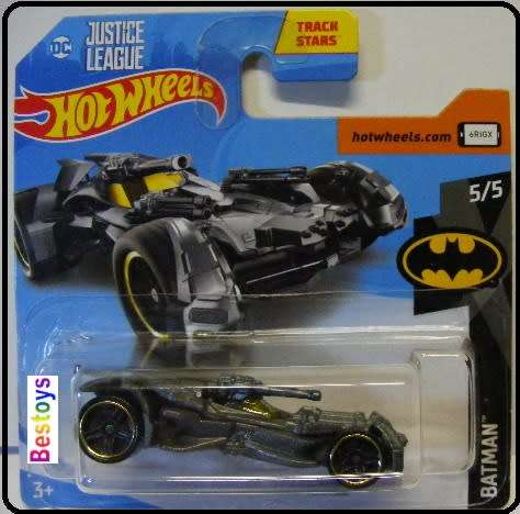 Hotwheels Hot Wheels Diecast Model Car 2019 66 / 250 DC Film Comic Batman Batmobile Justice League