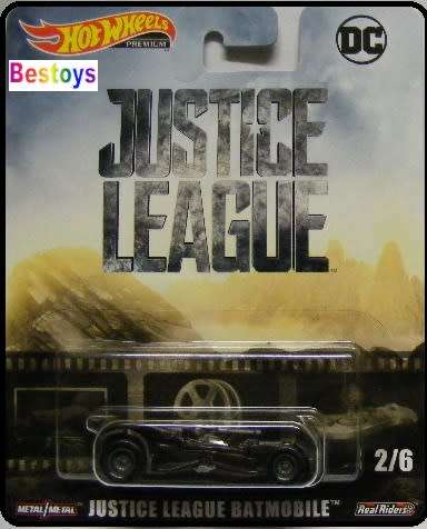 Hotwheels Hot Wheels Diecast Model Car Pop Culture DC Batman Batmobile Justice League real riders ne