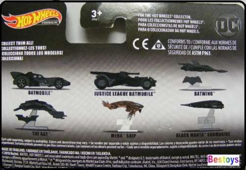 Hotwheels Hot Wheels Diecast Model Car Pop Culture DC Batman Batmobile Justice League real riders ne