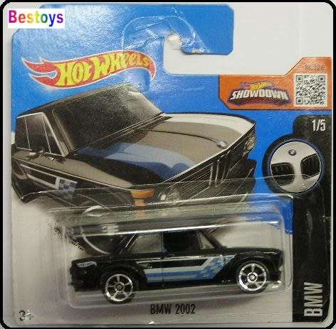 Hotwheels Hot Wheels Diecast Model Car 2016 186 / 250 BMW 2002 1/64 scale new in pack