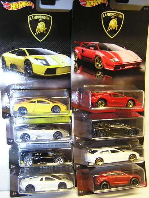 Hotwheels Hot Wheels Diecast Model Car Lamborghini Series Set Reventon Murcielago Countach Aventador