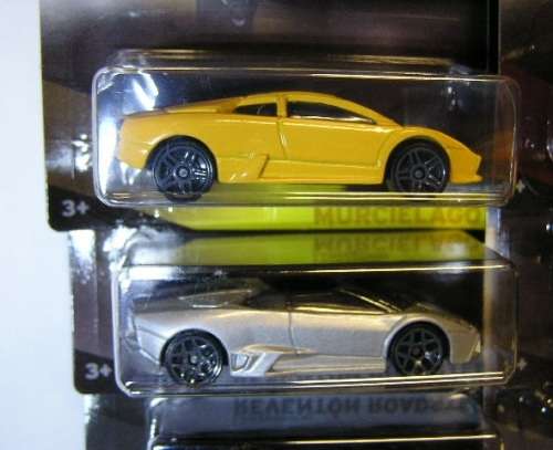 Hotwheels Hot Wheels Diecast Model Car Lamborghini Series Set Reventon Murcielago Countach Aventador