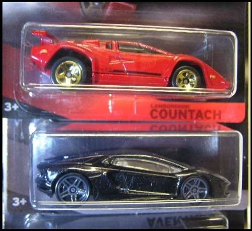 Hotwheels Hot Wheels Diecast Model Car Lamborghini Series Set Reventon Murcielago Countach Aventador