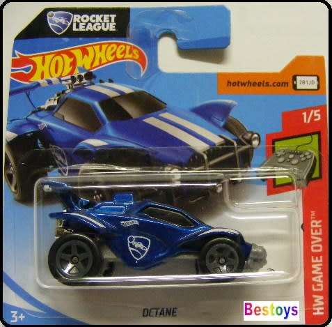 Hotwheels Hot Wheels Diecast Model Car 2019 92 / 250 Octane Rocket League Game Over 1/64 scale new