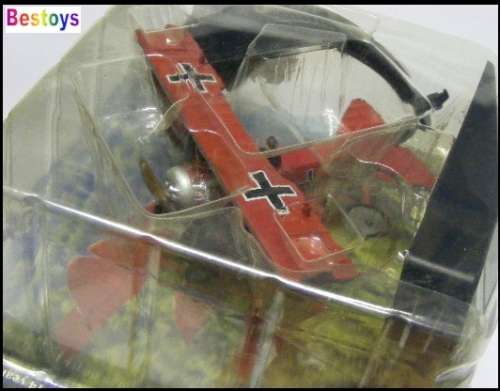 Diecast Model Plane Fokker DR1 DR 1 Triplane 1917 WW1 WW 1 Germany 1/72 scale new in pack