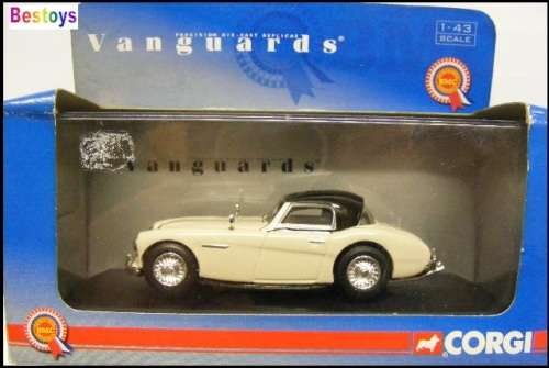 Corgi Vanguards Diecast Model Car VA05105 Austin Healey 100 Six 100-Six 1/43 scale in pack