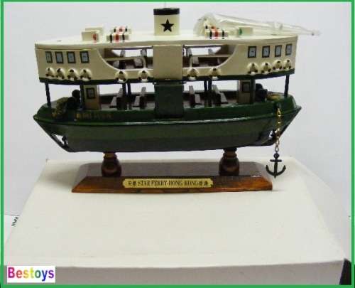 Hong Kong Star Ferry Model Replica Wooden construction new in pack