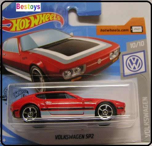 Hotwheels Hot Wheels Diecast Model Car 2019 119 / 250 VW Volkswagen SP 2 SP2 1/64 scale new in pack