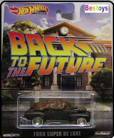 Hotwheels Hot Wheels Diecast Model Car Retro Series Movie Film Back to The Future Ford De Luxe Super