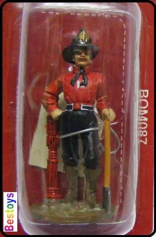 Fire Firefighters Fireman Diecast Figure Collection New York USA 1840 54 mm new in pack