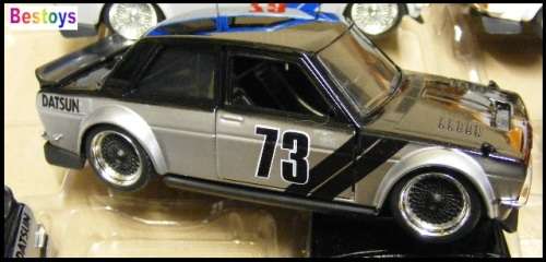 JADA Diecast Model Car JDM Datsun 510 Widebody 1973 No 73 1/32 scale new