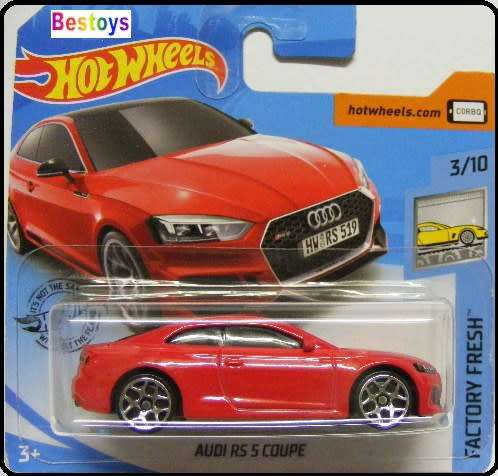 Hotwheels Hot Wheels Diecast Model Car 2019 225 / 250 Audi RS5 RS 5 Coupe 1/64 scale new in pack