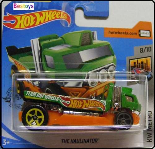 Hotwheels Hot Wheels Diecast Model Car 2020 32 / 250 Haulinator Flatbed Recovery Truck 1/64 scale