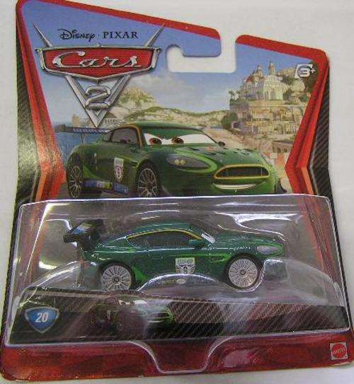 Disney Pixar Movie Film Diecast Model Car Cars 2 No 20 Nigel Gearsley 1/55 scale new in pack