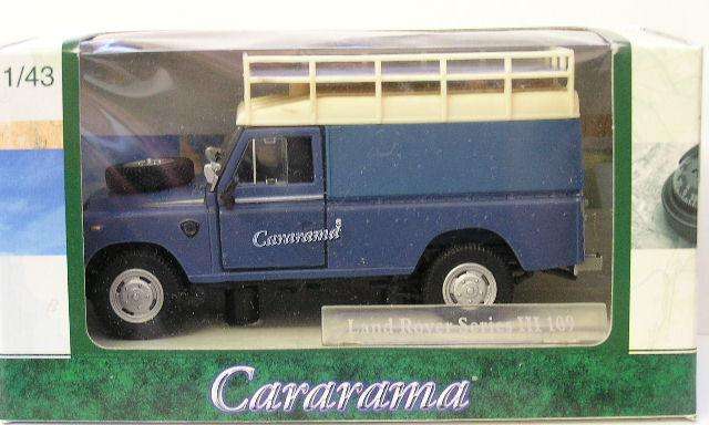 Cararama Diecast Model Car Land Rover Series III 3 109" inch with roofrack 1/43 scale,new in pack
