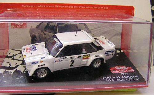 Rally Monte Carlo Diecast Model Car Collection, Fiat 131 Abarth 1977 No 2 Motorsport ,1/43 scale,new