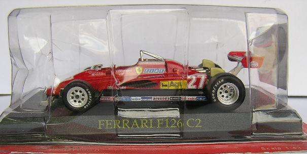Ferrari Diecast Model Car Collection F 126 C2 Formula 1 N0. 27 1/43 scale new in pack
