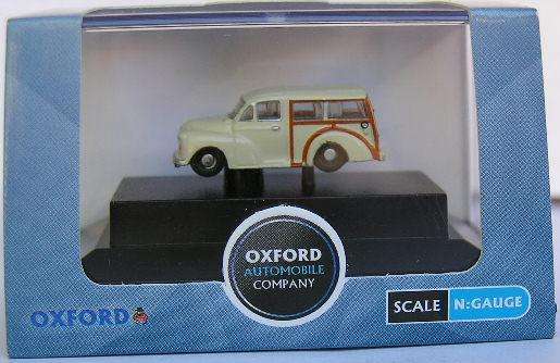Oxford Diecast Model Car NMMT001 Morris Minor Traveller 1/144 N railway scale new in box